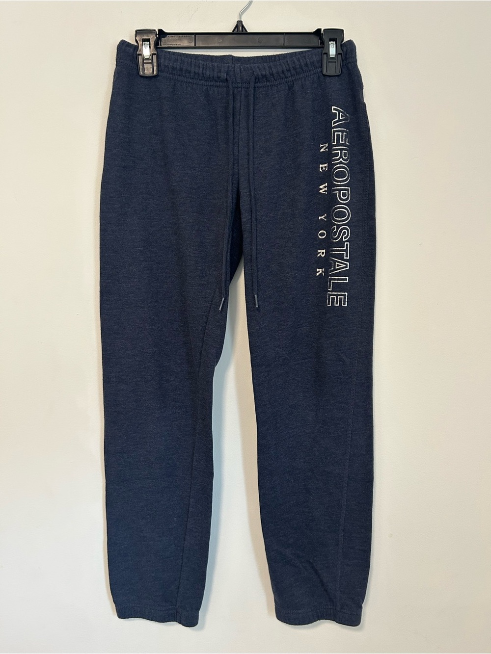Aeropostale Navy Logo Track Joggers